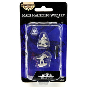 Pathfinders: Deep Cuts: Halfling Wizard Male W14