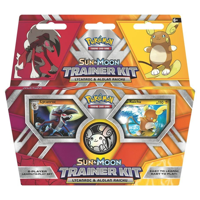Pokémon: Sun and Moon Trainer Kit with Lycanroc and Alolan Raichu (Dinged and Dented)