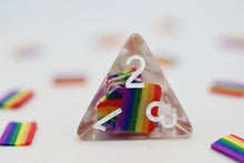 Load image into Gallery viewer, Rainbow Flag RPG Dice Set