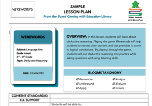 Werewords (Digital Learning Resources Only)