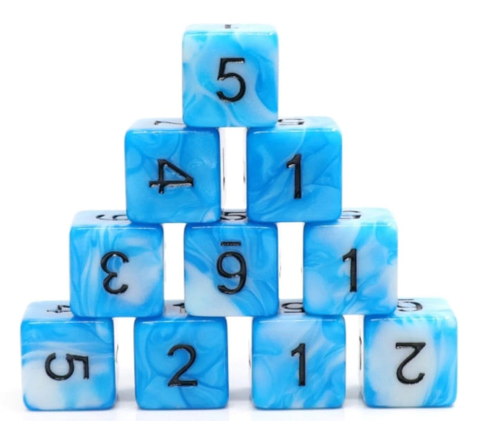 Cumulus Cloud D6 Set - 12 piece D6's