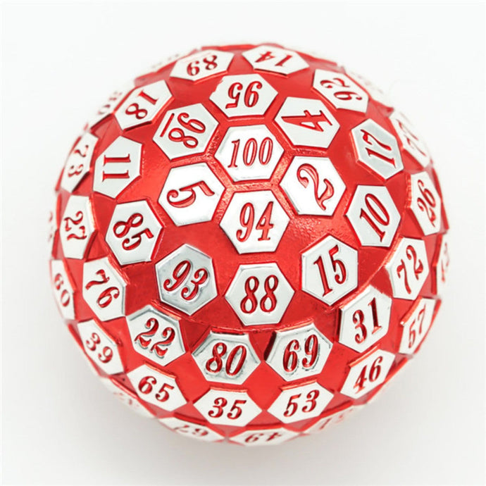45mm Metal D100 - Red and Silver