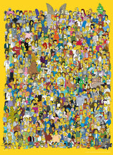 Load image into Gallery viewer, Puzzle: The Simpsons “Cast of Thousands” - 1000pc