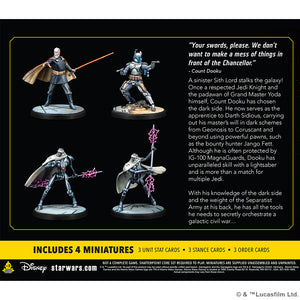(Pre-Order) STAR WARS: SHATTERPOINT - TWICE THE PRIDE: COUNT DOOKU SQUAD PACK