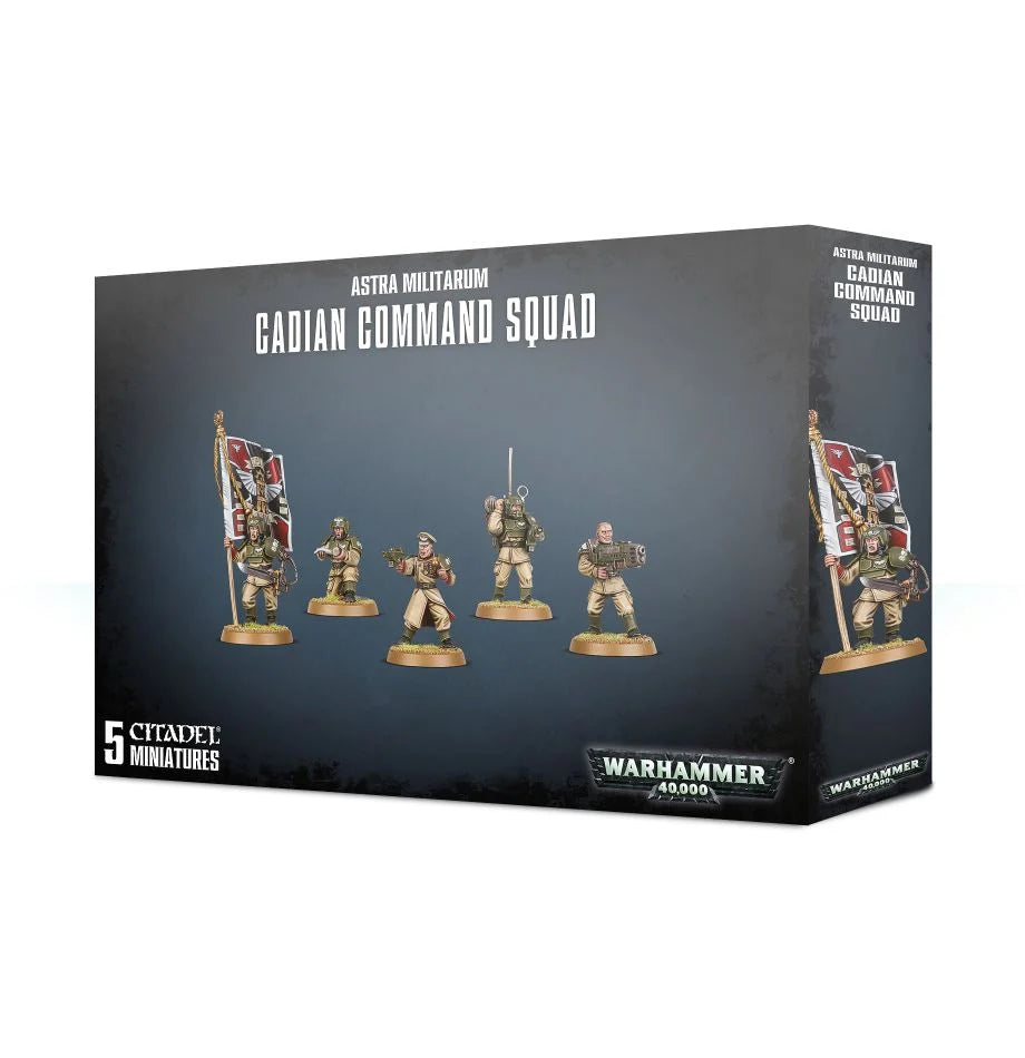 Warhammer 40,000 - Astra Militarum: Cadian Command Squad