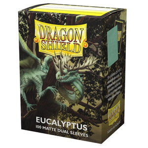 Dragon Shields: (100) Dual Matte Eucalyptus
