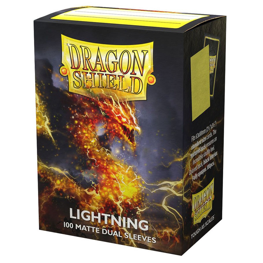 Dragon Shields: (100) Dual Matte Lightning