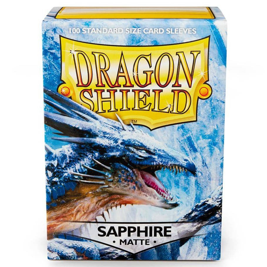 Dragon Shields: (100) Matte Sapphire