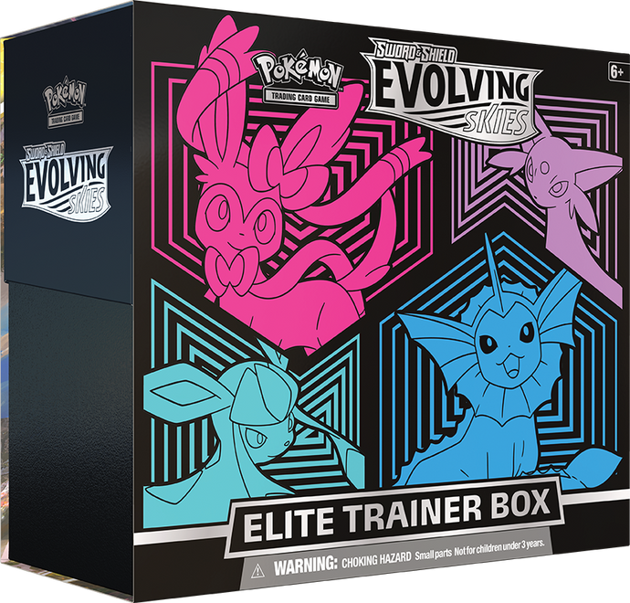 Sword & Shield: Evolving Skies - Elite Trainer Box (Glaceon/Vaporeon/Sylveon/Espeon)