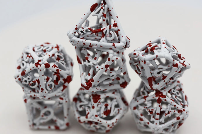 Hollow Blood Bones - RPG Metal Dice Set