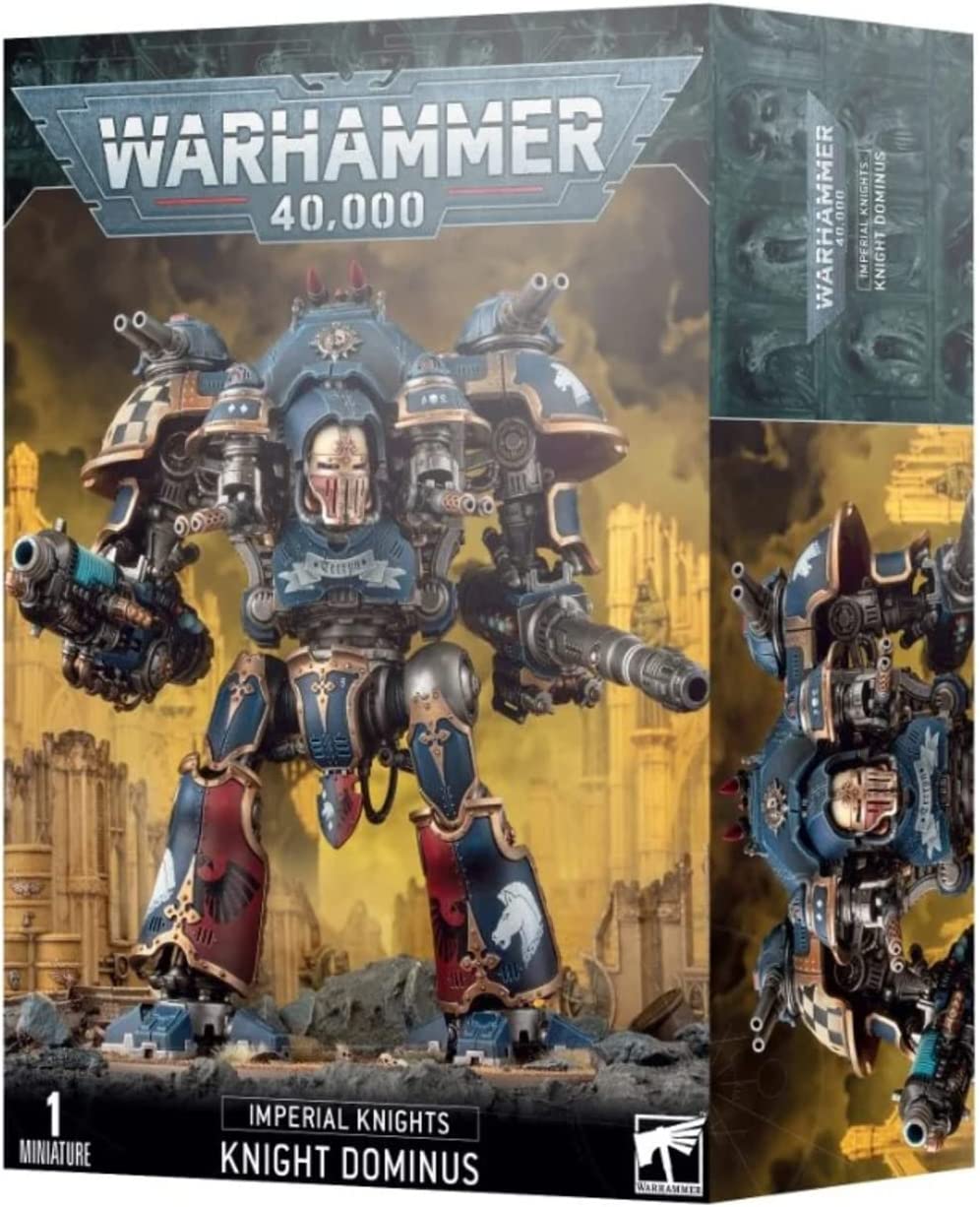 Games Workshop Warhammer 40k - Imperial Knights Chevaliers Questoris 2025 Plastic Tabletop Miniatures 62234225 Games Workshop Warhammer 40k - Imperial Knights Chevaliers Questoris 2025 Plastic Tabletop Miniatures 62234225