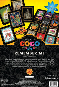 Loteria: Coco - Remember Me (English/Spanish Rules)