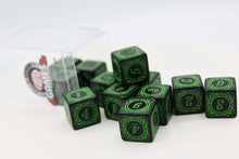 Load image into Gallery viewer, Magic Burst D6 Set - GREEN - 12 piece D6&#39;s