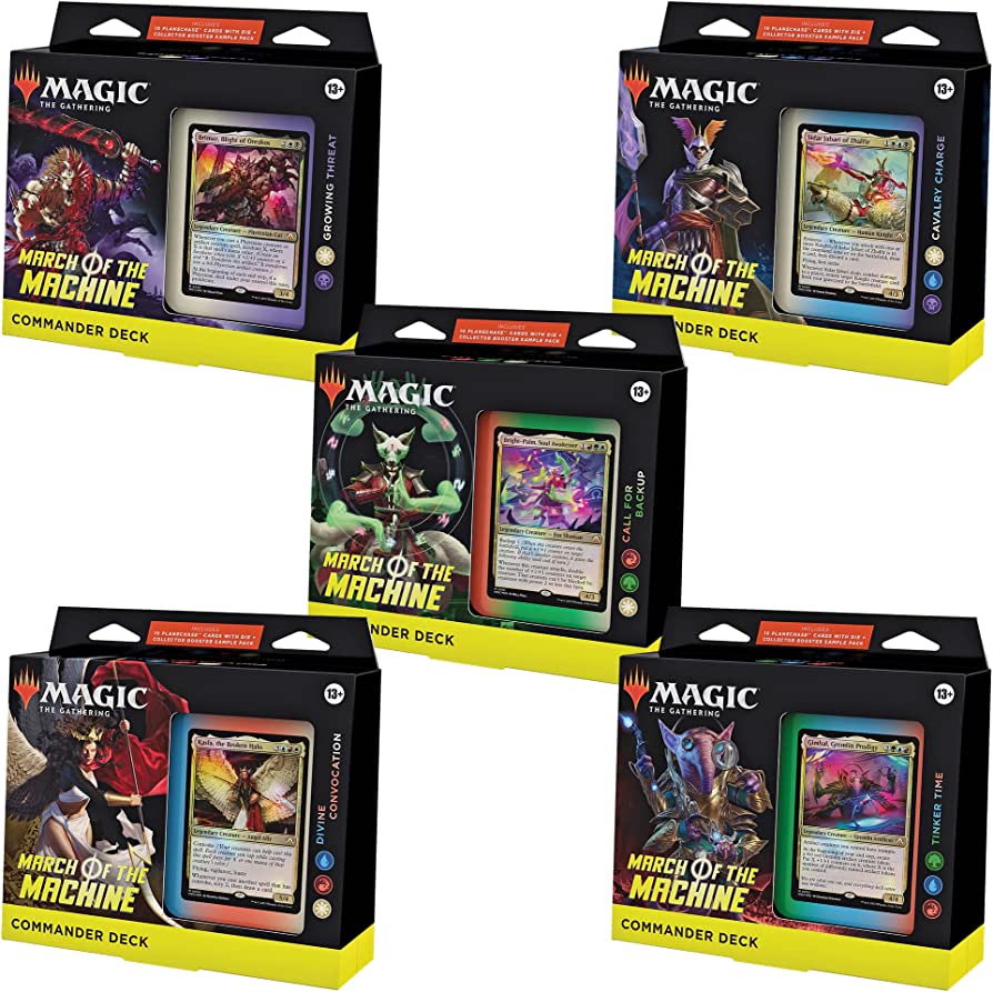 March of the Machines - Commander Decks (Growing Threat, Cavalry Charg BGE's Tabletop March of the Machines - Commander Decks (Growing Threat, Cavalry Charg BGE's Tabletop