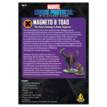 Load image into Gallery viewer, Marvel Crisis Protocol - Magneto &amp; Toad
