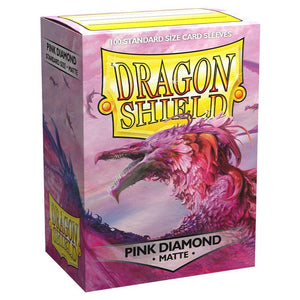 Dragon Shields: (100) Matte - Pink Diamond