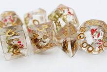 Load image into Gallery viewer, Red Koi Fish RPG Dice Set