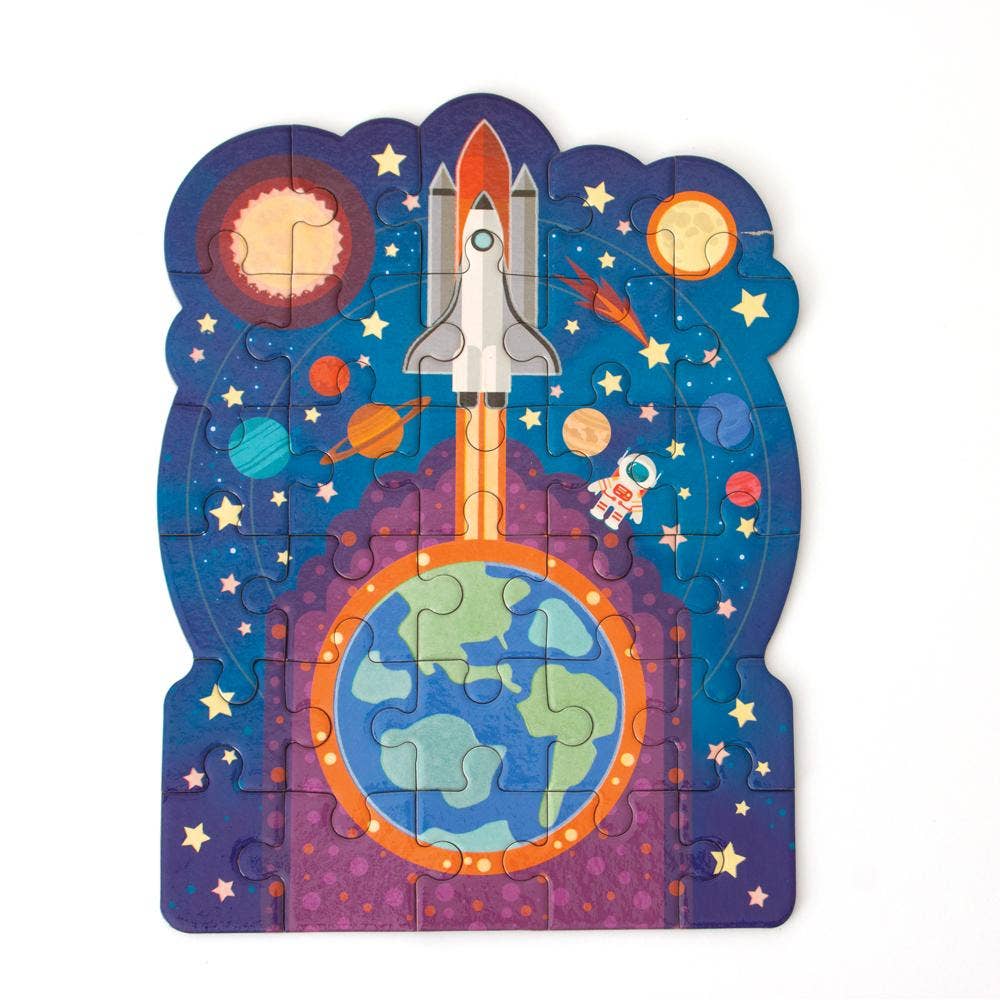 Space - Blast Off Glow In the Dark Mini Puzzle