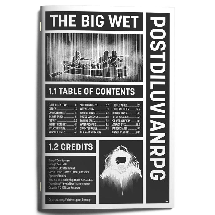 The Big Wet (Tabletop Roleplaying Game)