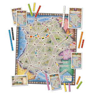 Ticket to Ride: France and Old West Map