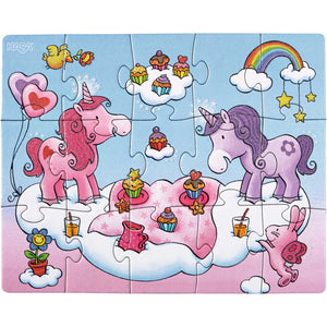 Puzzle: Unicorn Glitterluck Set of 3 - 12pc, 15pc, 18pc
