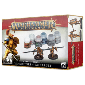 Warhammer Age of Sigmar - Stormcasts Eternals: Vindictors and Paint Set