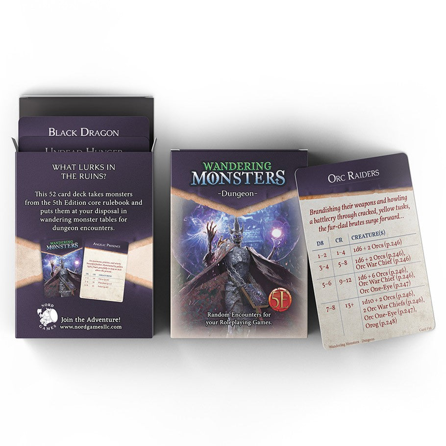D&D 5E: Wandering Monsters - Dungeon